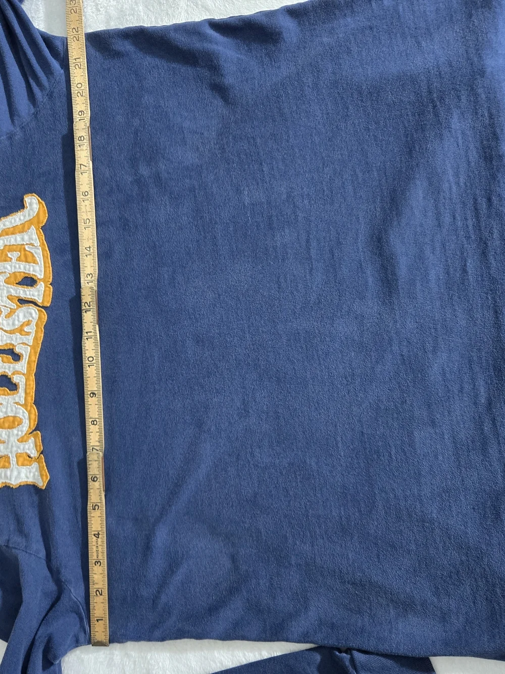 Hollister Vintage Long Sleeve Sweater Blue And Yellow Size Large Unisex